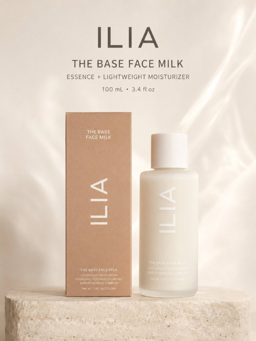 ILIA The Base Face Milk 3.4 oz Full Size NIB